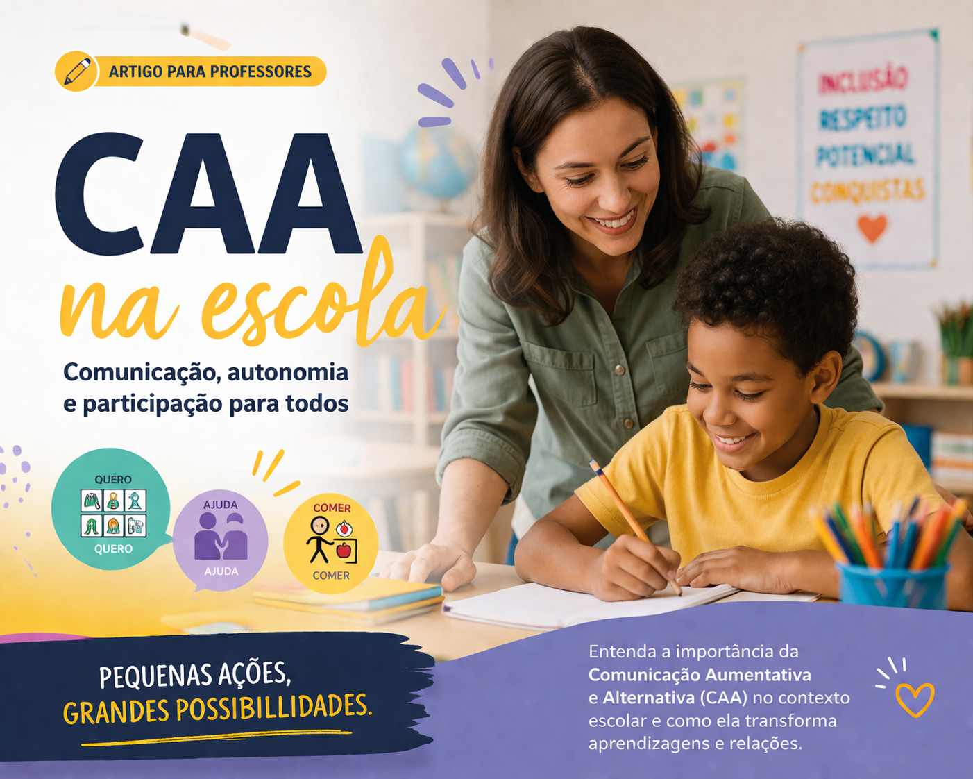 Da dúvida à prática: como a CAA transformou meu olhar na escola